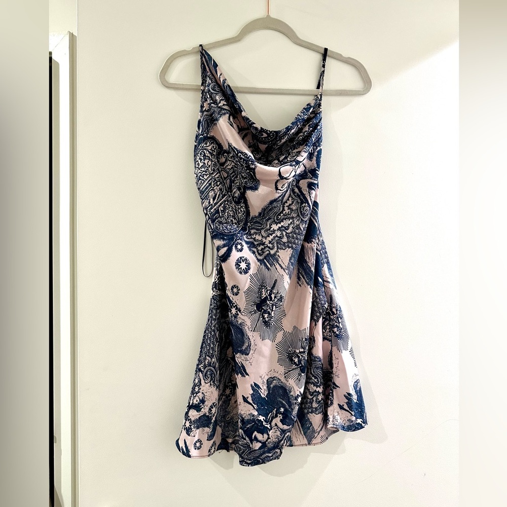 Printed Mini Dress